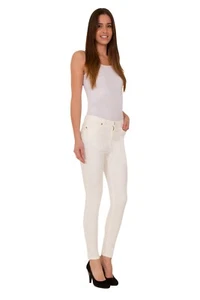 Ex M&S Jeggings Mid Rise Damen Frauen Stretchy Per Una Roma Ivory Hose Leggings - Bild 1 von 5