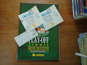 1991 May 31,Jun 1,Jun 2 playoff Finals 2,3,4 div Wembley with Ticket - Picture 1 of 1
