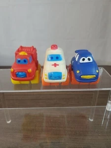 Tonka Chuck & Friends Hasbro Soft Mini Chunky Cars Trucks Lot Of 3 Vehicles - Picture 1 of 5