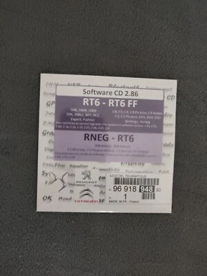 SOFTWARE UPDATE CD Version 2.86  RT6 eMyWay / WIP Nav+ PEUGEOT CITROEN - Bild 1 von 2