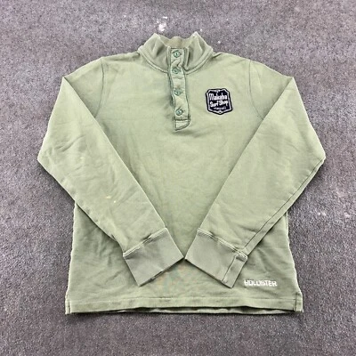 DE COLECCIÓN Hollister Sudadera Para Hombres L Verde Pullover Makaha Surf Shop Hawaii Y2K Foto 1 de 4
