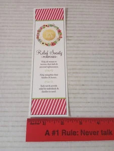 Relief Society Purposes Bookmark LDS Mormon - Picture 1 of 4