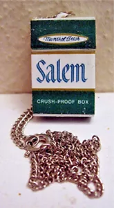 Salem Cigarette Necklace Charm Old Vending Machine Toy - Picture 1 of 1