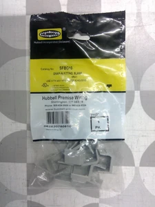 Accesorio en blanco Hubbell SFBG10 HPW, gris, paquete de 10 **envío gratuito** - Imagen 1 de 2