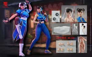 Figura de acción Star Man MS008 Chun-Li limitada de moda coleccionables 1/6 nueva - Imagen 1 de 15