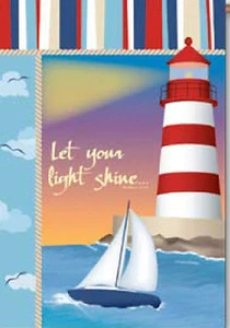 Let Your Light Shine, bandera tamaño jardín PR 51951 - Imagen 1 de 1