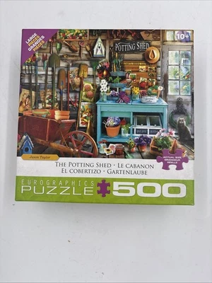 The Potting Shed Jason Taylor 500 pc 19-1/4" X 26-5/8" Eurographics Puzzle - Image 1 of 2