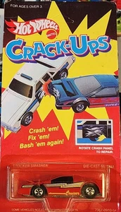 Mattel Hot Wheels 1985 Crack-Ups Stocker Smasher #7067 eine Seite ist geheftet  - Bild 1 von 5