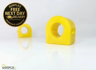 Arbustos de barra antivuelco delanteros para SAAB 9-3 (2003-2014) en polietileno 24/25 mm Foto 1 de 4