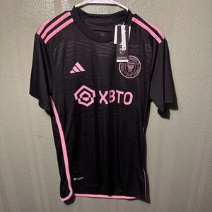 Camiseta deportiva para hombre Adidas Aeroready MLS Inter Miami 2023/24 negra nueva con etiquetas - Imagen 1 de 4