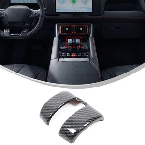 Carbon Fiber ABS Central Gear Shift Knob Trim Cover For 2024-2025 BYD SHARK 6 - Picture 1 of 11