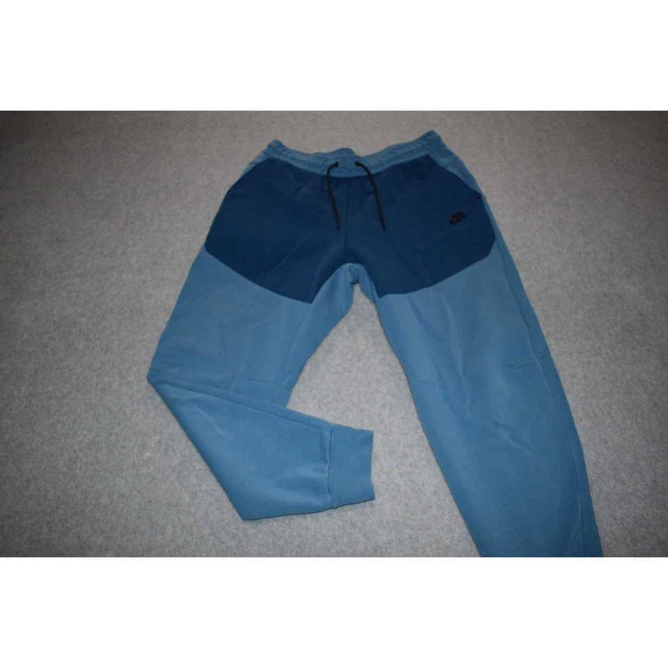 Nike Gym Sweat Pants Joggers Mens Size Large Pockets Tapered Performance Blue - Image 1 of 4