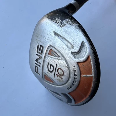 PING G10 18.5* DEGREE 5W 5 WOOD - PROLAUNCH RED FW STIFF FLEX GRAPHITE SHAFT - Image 1 of 4