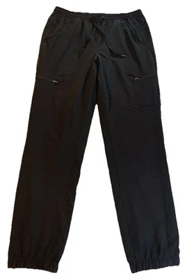 Women’s Eddie Bauer Fleece Lined Pants Black Size 8 Stretch Hiking Outdoor - Image 1 of 4