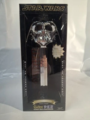 Guerra de las Galaxias Gigante Darth Vader PEZ Plata Aniversario. edición MIP 625 Foto 1 de 4