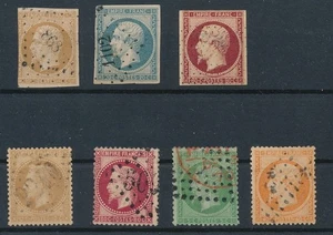 FRANCE NAPOLEON III #14, #32, #36, #24, #27, #15d & #19; ALL USED - Picture 1 of 2