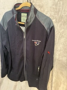 Tommy Bahama XXL New England Patriots Jacket zip up two sided NFL embroidered - Picture 1 of 17