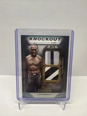 JALIN TURNER 1/8 PATCH UFC KNOCKOUT 2024 GOLD DOUBLE PATCH  Ebay 1/1 - Image 1 of 2