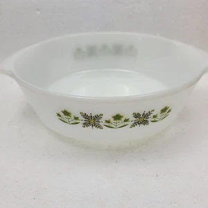 Anchor Hocking/Fire King 1 1/2 QT Ofengeschirr Schüssel Wiesengrün Muster 70er Jahre - Bild 1 von 6