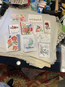 10er Set verschiedene Geburtstagsgrußkarten - Blumen-, süße & malerische Designs  - Bild 1 von 11