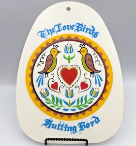 Tagliere in plastica The Love Birds da taglio da appendere a parete 10,5" - Foto 1 di 7
