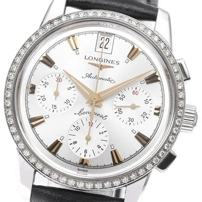 LONGINES Conquest L1.141.0 diamond bezel chronograph Automatic Ladies_837828 - image 1 of 4
