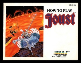 Joust (Nintendo NES) * INSTRUCTION MANUAL ONLY - READ*