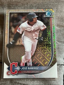 10258 2025 Bowman Chrome Mojo Refractor Jose Ramirez Cleveland Guardians #21 - Picture 1 of 1