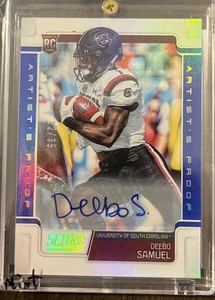 2019 Score Rookies Signatures Deebo Samuel Artist’s Proof /35 (AU RC) RARE SP - Picture 1 of 9