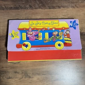 2000 Jo Jo's Circus Train Books Box Set Elephants Poodles Clowns & Lions - Picture 1 of 16