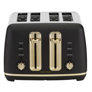 Morphy Richards Ascend Soft Gold 4 Slice Toaster - Black - Picture 1 of 1