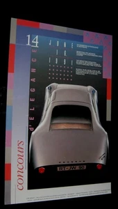 Originl 1991 CONCOURS D'ELEGANCE Paul Allen's 1964 PORSCHE 904 CARRERA GTS 20x30 - Picture 1 of 3