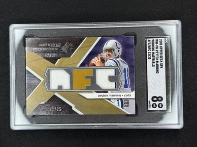 2008 SPx Winning Materials AFC/NFC Dual Patch Peyton Manning/25 8 SGC Colts - Image 1 of 2