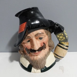 Vintage 1990 Royal Doulton Large Toby Mug Jug "Guy Fawkes" D 6861 - Picture 1 of 10