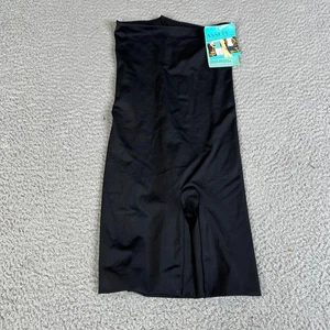 Assets Shaper a vita alta metà coscia donna modellante piccolo nero nuovo - Foto 1 di 16