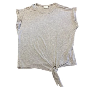 Dee Elly shirt Lightweight Tie Front L casual boho summer beach cozycore - Picture 1 of 7