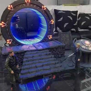 Unico Star Gate Book Stand Specchio Luce Fantastico Atlantide Universo Cosplay - Foto 1 di 15