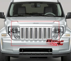 Se adapta al inserto de rejilla de malla de acero inoxidable Jeep Liberty 08-11 2011 - Imagen 1 de 2