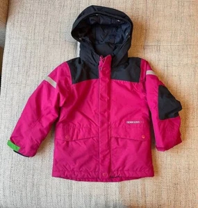 Didriksons Storlien Niñas Invierno Abrigo Chaqueta 100% Impermeable Rosa Talla 110 - Imagen 1 de 5