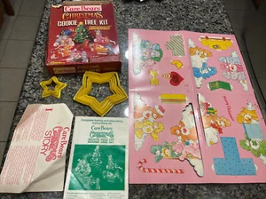 VINTAGE 80’s Care Bears Christmas cookie tree Kit centerpiece NEVER USED - Picture 1 of 11