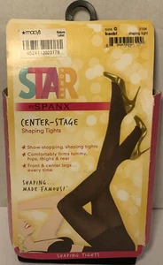 Spanx Star Power Black Center Stage Shaping Tights Size C #2154 - Picture 1 of 4