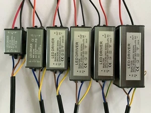 LED Driver Power Supply Transformer 100W 50W 30W 20W 10W Waterproof Floodlight - Picture 1 of 20