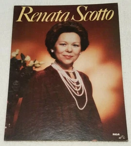 Vintage Renata Scotto Werbeartikel 21"x16" Kartonaufsteller 1979 - Bild 1 von 9