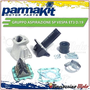 PARMAKIT 00039.20 Colector De Aspiración Laminar Ø19 2 Agujeros VESPA SMALLFRAME - Imagen 1 de 1