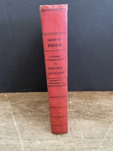 Sigmund Freud: A GENERAL INTRODUCTION to PSYCHO-ANALYSIS Red Hardcover 1943 - Picture 1 of 9