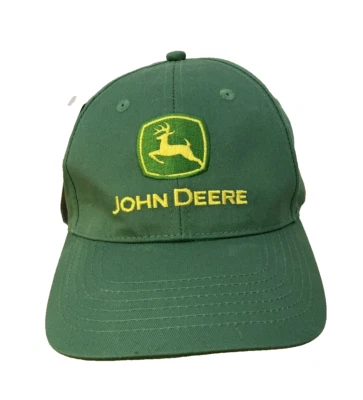 John Deere Cap Hat Green With Tags Licensed Embroidered Adjustable - Image 1 of 4