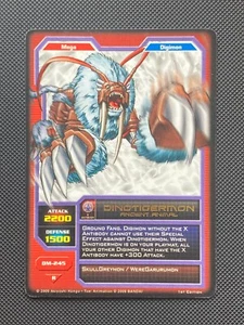 DM-245 DinoTigermon Gold Nome Testo Digimon CCG Card Operazione X 1° Edizione 2005 - Foto 1 di 10