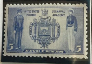 1937 Marineakademie Siegel 5 Cent Briefmarke - Bild 1 von 2