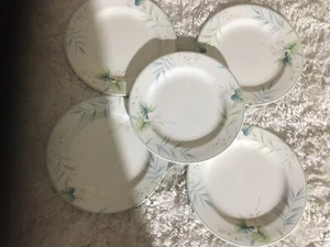 Mikasa Maxima Fernflower SALAD PLATE Set of 5 - Picture 1 of 5