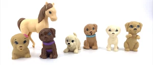 Barbie Doll Pets Dogs Horse Lot of 7 - Picture 1 of 6